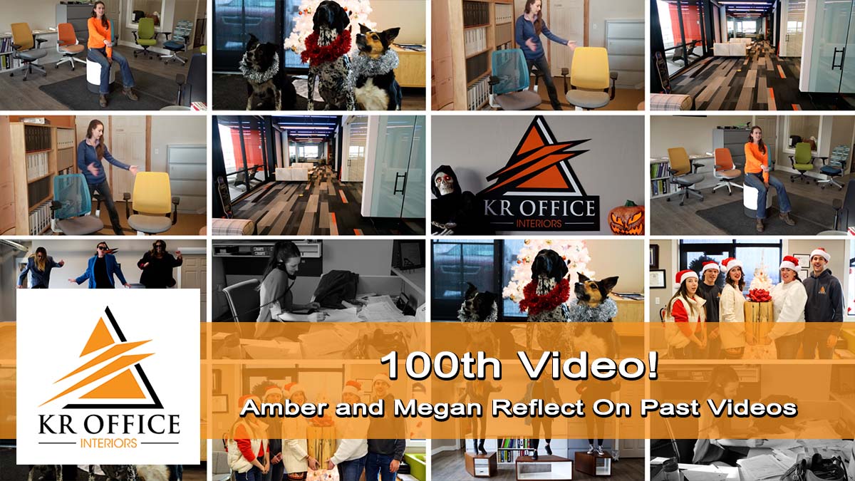 KR Office Interiors 100th Video | Celebrate 100 Videos with Amber and Megan