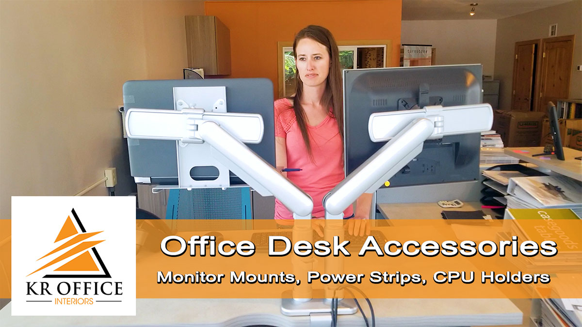 Office Desk Accessories | Monitor Mounts Power Strips CPU Holders