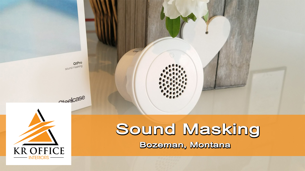 QtPro Sound Masking System | KR Office Interiors, Bozeman, MT